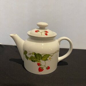 Vintage Strawberry Teapot Made in Japan